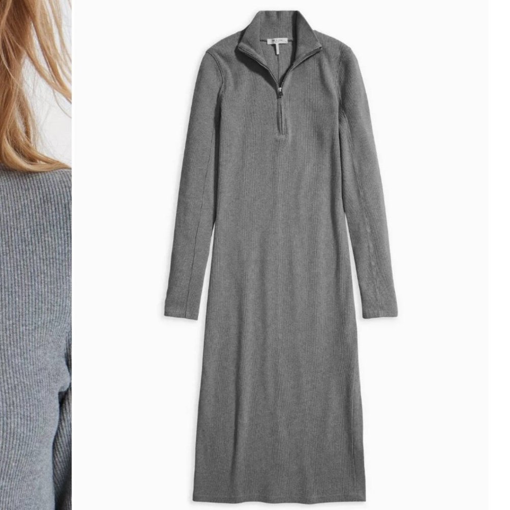 Rag & Bone Laila Zip Midi Dress